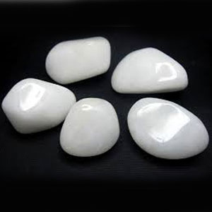 White Agate Tumbled