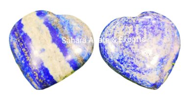 Gemstone Puffy Heart / Palm Stone